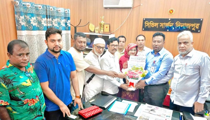 স্বচ্ছ ও মানসম্মত স্বাস্থ্যসেবা নিশ্চিতে কোনো অনিয়মের সুযোগ নেই: দিনাজপুরের সিভিল সার্জন
