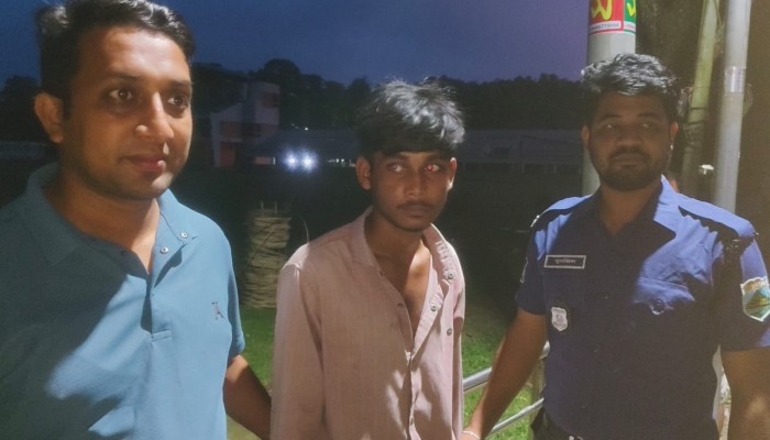 রাঙামাটির বাঘাইছড়িতে পুলিশের অভিযান, গাঁজাসহ তরুণ গ্রেপ্তার